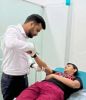 Physiotherapy session